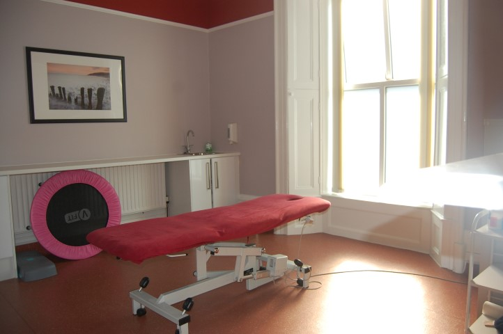 Physiotherapy treatment room at Davenport House Clinic